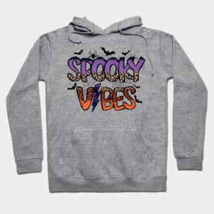 Spooky Vibes spider web Hoodie